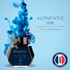 Флакон с чернилами Waterman (CWS0110720) Serenity Blue чернила, 50мл для ручек перьевых