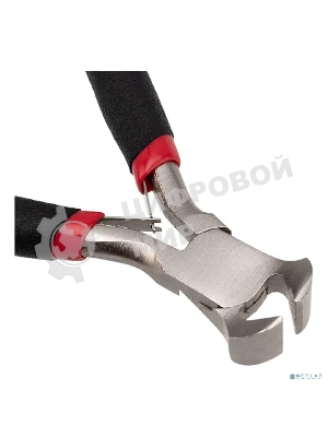 Кусачки торцевые Rexant Мини 100 мм никелированные, авторазжим, обливные рукоятки