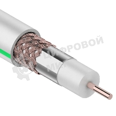 Кабель коаксиальный PROconnect SAT 703 B, Cu/Al/Cu, 64%, 75 Ом, бухта 100 м, белый
