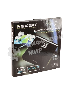 Электронные напольные весы Endever Skyline FS-540, вес до 150 кг., стекло повышенной прочности, LCD-дисплей, авто откл.
