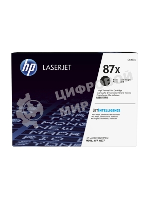 Тонер Картридж HP 87X CF287X черный для HP LJ Ent M506/M527 (18000стр.)
