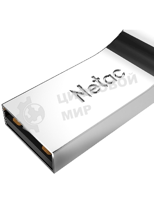 Флешка USB Netac U275 (NT03U275N-016G-20SL), 16Gb, USB 2.0, R/W 50/15, серебристый