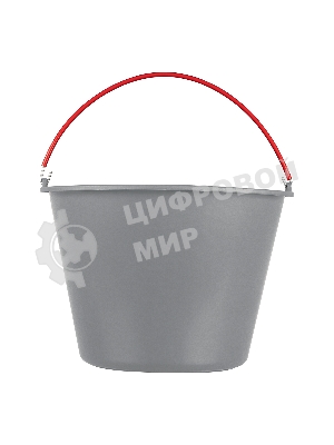Ведро строительное Matrix пластмассовое 16 л, ударопрочное, обрезиненная ручка
