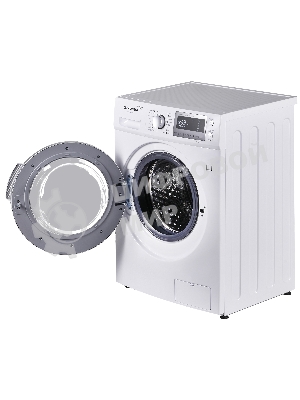 Стирально-сушильная машина Maunfeld MFWM1586WHS белая, загрузка фронтальная 8 кг, 1200об/мин, класс А