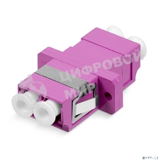 Проходной адаптер оптический Cabeus, LC (MM), Duplex, om4