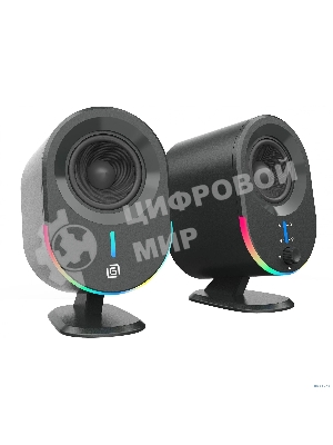 Акустическая система Оклик OK-303A 2.0 черный 20Вт BT