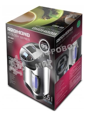Термопот Redmond RTP-M801 3.5 л, 750 Вт, серебристый/черный