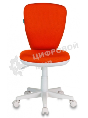 Кресло детское Бюрократ KD-W10/26-29-1 оранжевый 26-29-1 (пластик белый)