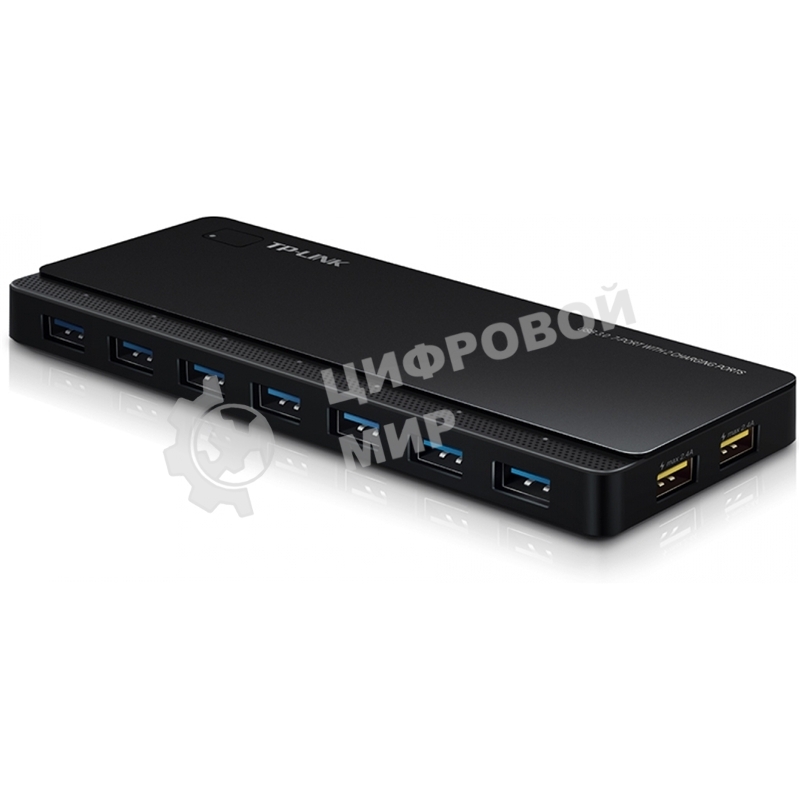Сетевое оборудование TP-Link UH720 7 ports USB 3.0 Hub with 2 power charge ports (2.4A Max), Desktop, a 12V/4A Power Adapter included