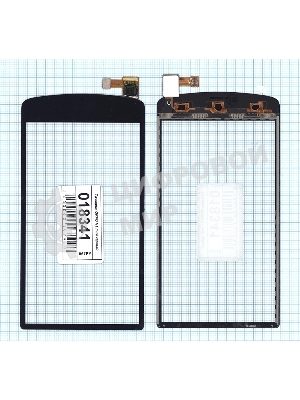 Сенсорное стекло (тачскрин) для OPPO N1 mini, черное