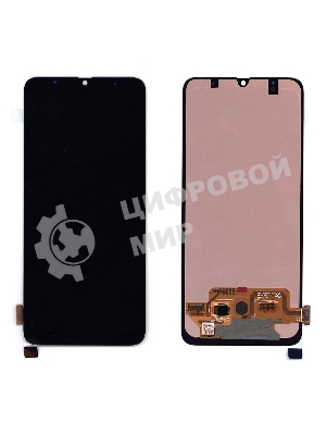 Дисплей для Samsung Galaxy A70 SM-A705F в сборе с тачскрином (OLED full size) черный