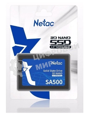 Накопитель SSD Netac SA500, 2Tb, SATA III, 2.5