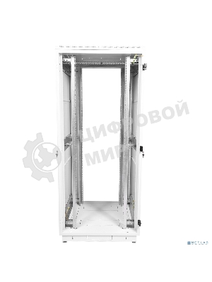 Шкаф телеком. напольный 42U (800x1000) дверь стекло (ШТК-М-42.8.10-1ААА) (3 коробки)