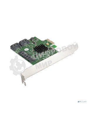 Контроллер ExeGate EXE-503 PCI-E 2.0, SATA3 6Gb/s, 4 int (OEM)
