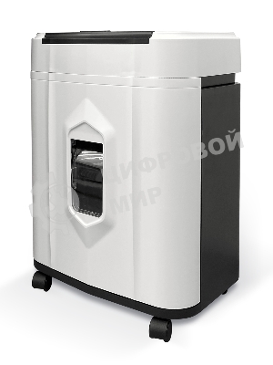 Шредер Heleos АП20-5 белый/черный с автоподачей (секр.P-5) перекрестный 131лист. 20лтр. скрепки скобы пл.карты