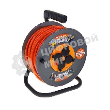 Удлинитель катушка UNIVersal ВЕМ-250 IP-44 термо ПВС 3x1,5 4 гнезда 50мс заземлением