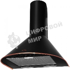 Вытяжка каминная Elikor Эпсилон 60П-430-П3Л черный/бронза, 60 см, 430 куб. м/ч, 54 дБ