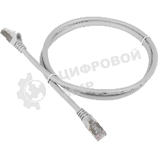 Патч-корд LANMASTER TWT-45-45-5.0/S-GY 5м FTP Cat 5e серый