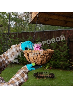 Кашпо подвесное Palisad, с кокосовой корзиной, диаметр 30 см