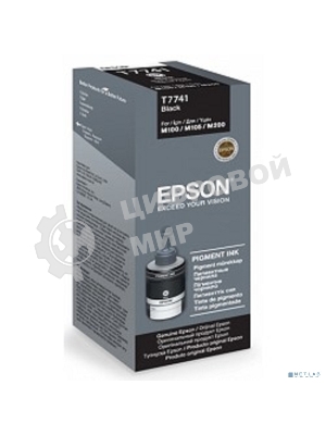 Картридж струйный Epson C13T77414A черный для Epson I/C (b) M100/200 (6000 стр.)