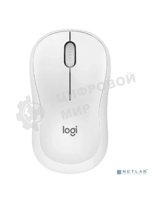 Мышь беспроводная Logitech M240 SILENT белый, 4000 dpi, Bluetooth, кнопки - 3
