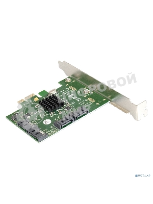 Контроллер ExeGate EXE-503 PCI-E 2.0, SATA3 6Gb/s, 4 int (OEM)