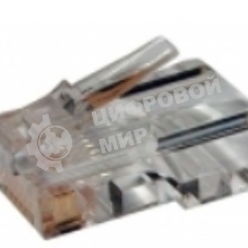 Коннектор RJ12 LANMASTER д/кабеля 6-ти контактный, 100 шт.