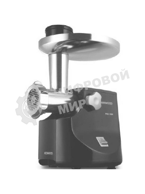 Мясорубка электрическая Kenwood MG474 черный, 1500 Вт, 1.5 кг/мин, реверс, защита от перегрузки, насадки - 6