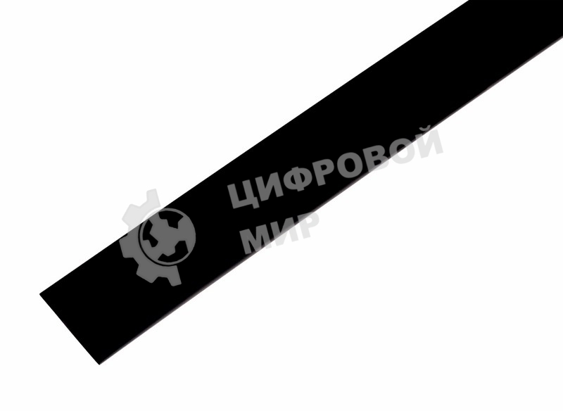 Термоусаживаемая трубка Rexant 22,0/11,0 мм, черная, упаковка 10 шт. по 1 м