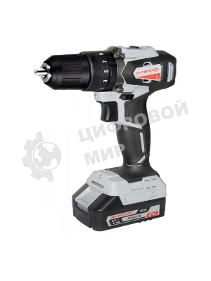 Дрель-шуруповерт ИНТЕРСКОЛ ДАУ-13/18ВК, 18 В, 2 Ач, 45 Нм, бесщеточный, ударный