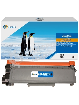 Картридж лазерный G&G GG-TN2375 черный (2600 стр.) для Brother HL-L2300DR/L2340DWR/L2360DNR/L2365DWR