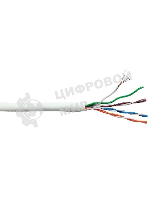 Кабель информационный Lanmaster LAN-5EUTP-PT-LSZH-WH кат.5E UTP 4 пары 24AWG LSZH внутренний 305м белый