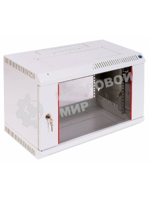 Шкаф телеком. настен, 6U, 600x650 дверь стекло (ШРН-6.650) (1 коробка)