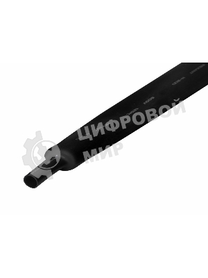 Термоусаживаемая трубка Rexant 22,0/11,0 мм, черная, упаковка 10 шт. по 1 м