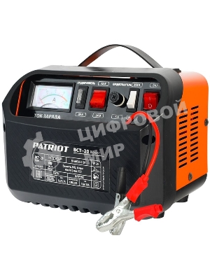 Устройство пуско-зарядное PATRIOT BCT-20 Boost 220В±15% 700Вт 12/24В зарядmax18А 48-220А/ч 6.2кг