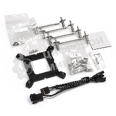 Система жидкостного охлаждения ExeGate BlackWater-240V2.PWM.RGb черный, 120 мм, алюминий, 2000 об/мин, 22 дБ, 4 pin, 220 Вт