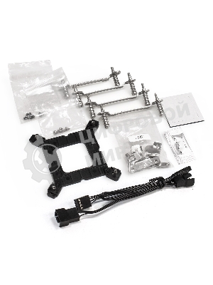 Система жидкостного охлаждения ExeGate BlackWater-240V2.PWM.RGb черный, 120 мм, алюминий, 2000 об/мин, 22 дБ, 4 pin, 220 Вт