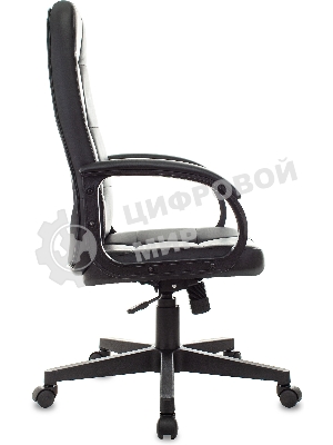 Кресло Бюрократ CH 002 черный, экокожа