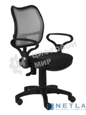 Кресло Бюрократ Ch-599AXSN черный, сетка, 120 кг, механизм качания