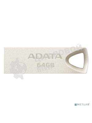 Флешка USB ADATA UV210 (AUV210-64G-RGD), 64Gb, USB 2.0, R/W 15/5, серебро
