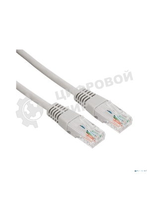 Пaтч-корд U/UTP Rexant, cat.5e, RJ45-RJ45, неэкранированный, LSZH серый, 5м