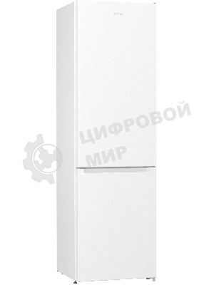 Холодильник Gorenje NRK6201EW4 белый двухкамерный 235/96 л морозилка снизу, No Frost