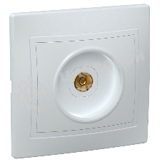 Розетка IEK EAK10-K01-DM РТВ10-КБ 1местн. телевиз. КВАРТА (белый)