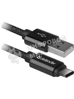 Кабель Defender USB2.0 TO TYPE-C 1M черный USB09-03T