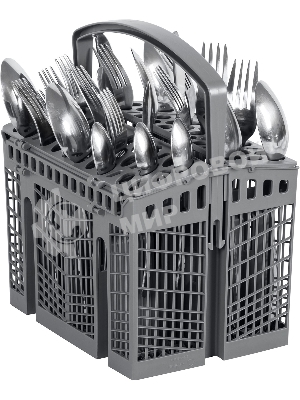 Посудомоечная машина Maunfeld MWF12S, белый, 59.8 см, 12 компл., 52 дБ, класс A+