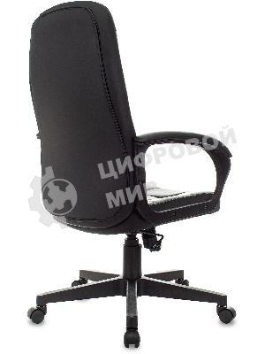 Кресло Бюрократ CH 002 черный, экокожа