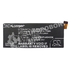 Аккумулятор CameronSino CS-ZTG717XL ZTE Li3824T43P6hA54236-H для ZTE Blade S6 G717C 3.8V, 2300mAh, 8.74Wh
