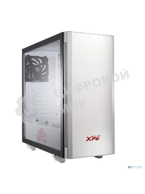 Компьютерный корпус XPG INVADER-WHITECOLOR BOXWORLDWIDE (ATX, подсветка ARGb, 2 вентилятора 120мм, стеклянная боковая панель,белый)