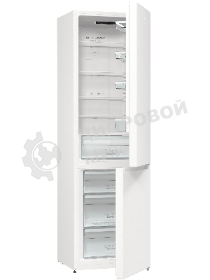 Холодильник Gorenje NRK6201EW4 белый двухкамерный 235/96 л морозилка снизу, No Frost