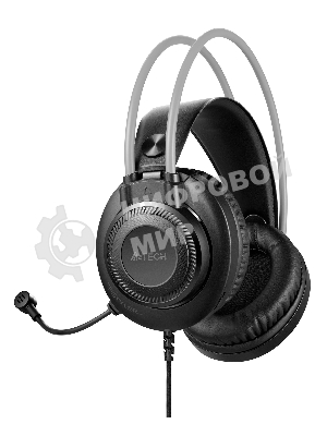 Гарнитура A4Tech Fstyler FH200U серый, проводная